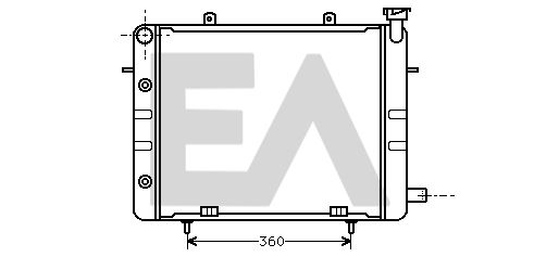 31R54034 EACLIMA Радиатор, охлаждение двигателя