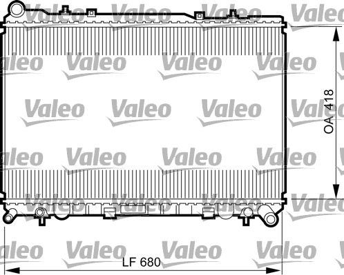 735521 VALEO Радиатор, охлаждение двигателя