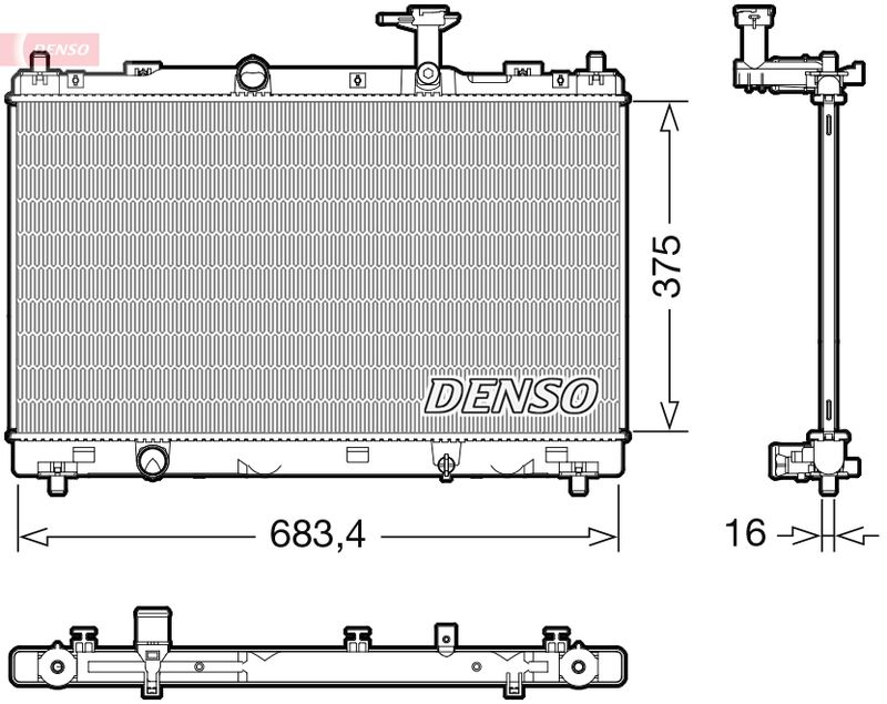 WG2170211 WILMINK GROUP Радиатор, охлаждение двигателя