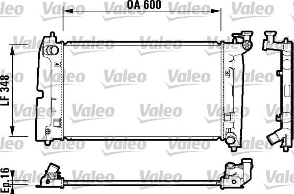 734199 VALEO Радиатор, охлаждение двигателя