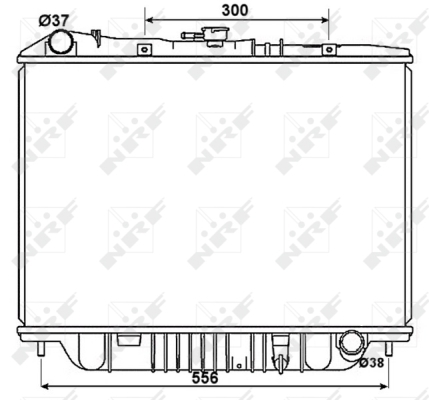 WG1722384 WILMINK GROUP Радиатор, охлаждение двигателя