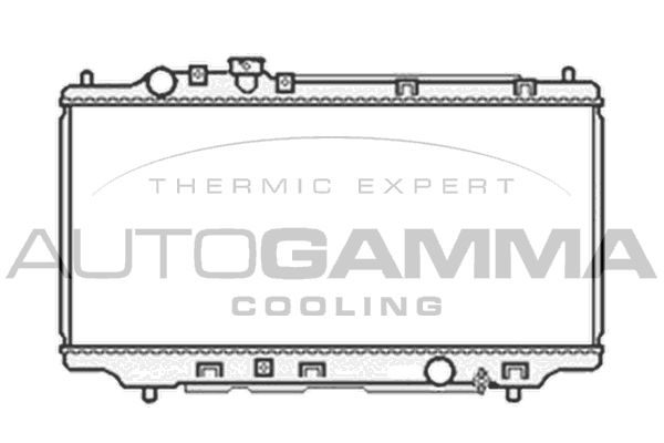 103854 AUTOGAMMA Радиатор, охлаждение двигателя