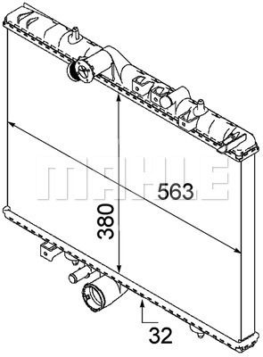 WG2184097 WILMINK GROUP Радиатор, охлаждение двигателя