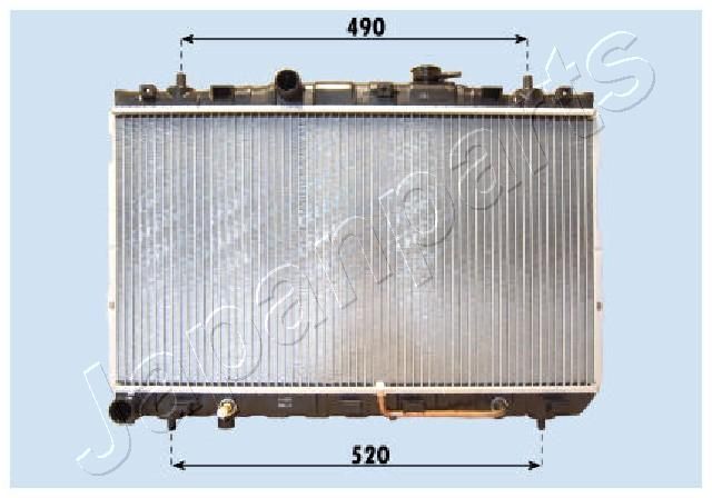 RDA283100 JAPANPARTS Радиатор, охлаждение двигателя