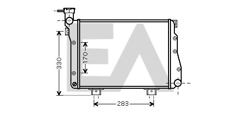 31R39002 EACLIMA Радиатор, охлаждение двигателя