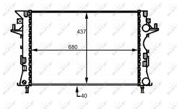 WG1723441 WILMINK GROUP Радиатор, охлаждение двигателя