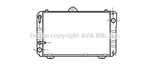 TO2169 AVA QUALITY COOLING Радиатор, охлаждение двигателя