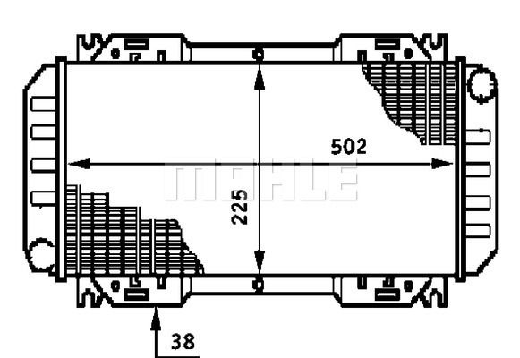 WG2183825 WILMINK GROUP Радиатор, охлаждение двигателя