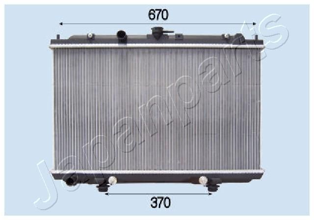 RDA213043 JAPANPARTS Радиатор, охлаждение двигателя