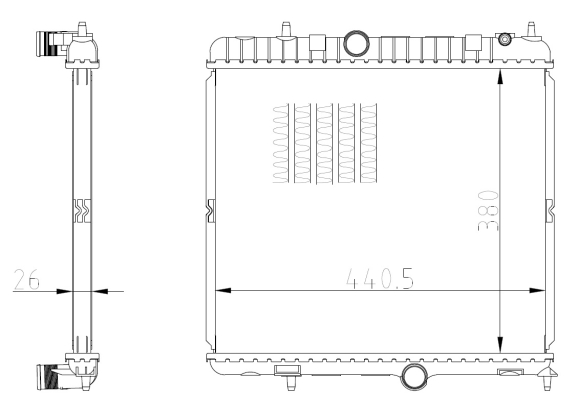 WG2162190 WILMINK GROUP Радиатор, охлаждение двигателя