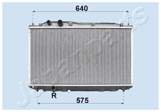 RDA193022 JAPANPARTS Радиатор, охлаждение двигателя