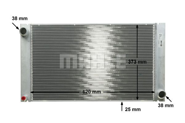 CR578000P MAHLE Радиатор, охлаждение двигателя