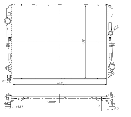 WG2161893 WILMINK GROUP Радиатор, охлаждение двигателя