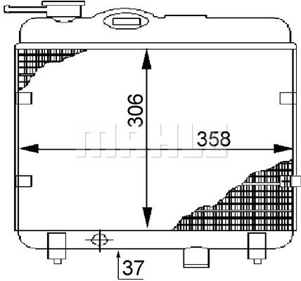 WG2182641 WILMINK GROUP Радиатор, охлаждение двигателя