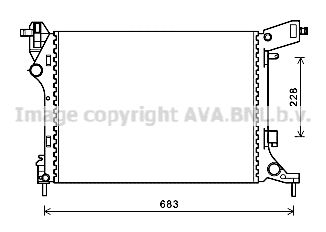 FTA2413 AVA QUALITY COOLING Радиатор, охлаждение двигателя