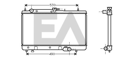 31R52028 EACLIMA Радиатор, охлаждение двигателя