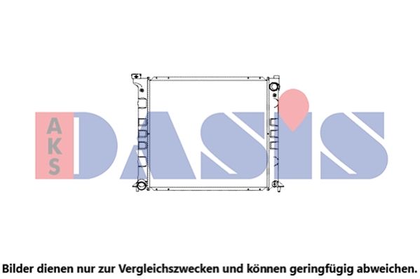 070196N AKS DASIS Радиатор, охлаждение двигателя
