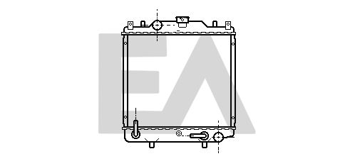 31R69021 EACLIMA Радиатор, охлаждение двигателя