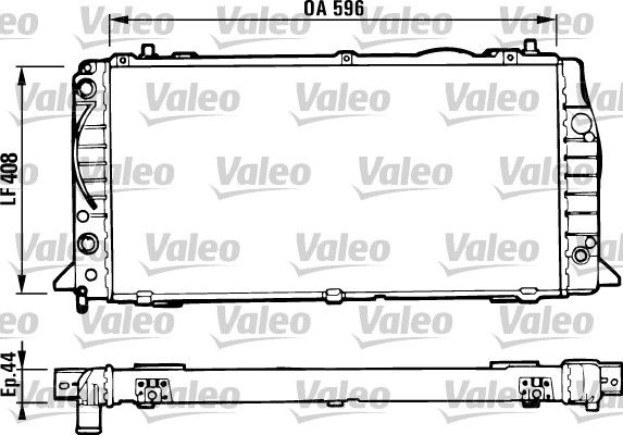 731428 VALEO Радиатор, охлаждение двигателя