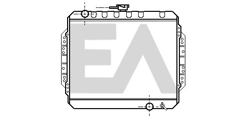 31R29001 EACLIMA Радиатор, охлаждение двигателя