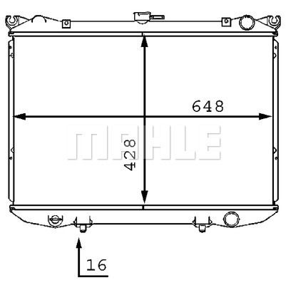 WG2182901 WILMINK GROUP Радиатор, охлаждение двигателя