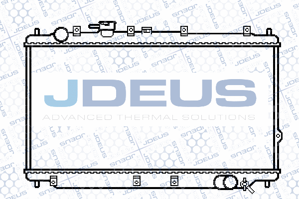 065M01 JDEUS Радиатор, охлаждение двигателя