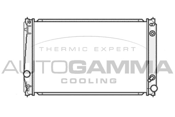 105186 AUTOGAMMA Радиатор, охлаждение двигателя