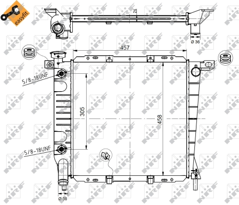 WG1721244 WILMINK GROUP Радиатор, охлаждение двигателя