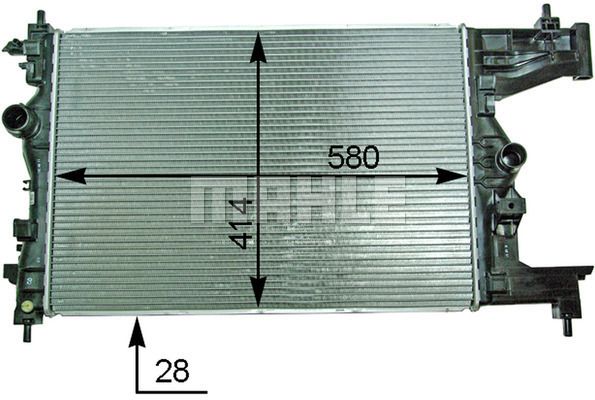 WG2183114 WILMINK GROUP Радиатор, охлаждение двигателя