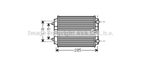 AI2299 AVA QUALITY COOLING Радиатор, охлаждение двигателя