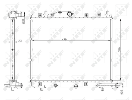 WG1723085 WILMINK GROUP Радиатор, охлаждение двигателя