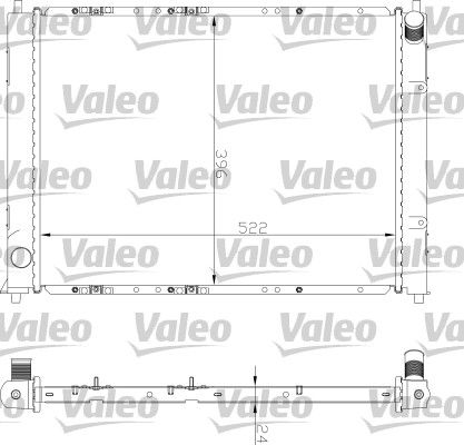 734354 VALEO Радиатор, охлаждение двигателя