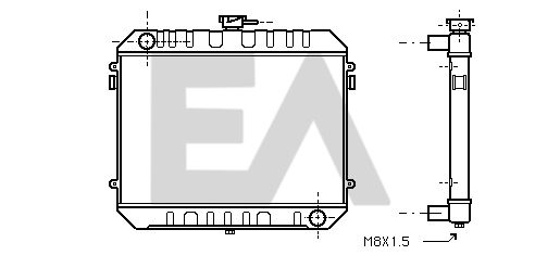 31R54094 EACLIMA Радиатор, охлаждение двигателя