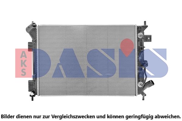 560123N AKS DASIS Радиатор, охлаждение двигателя