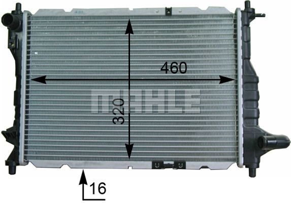 WG2184162 WILMINK GROUP Радиатор, охлаждение двигателя