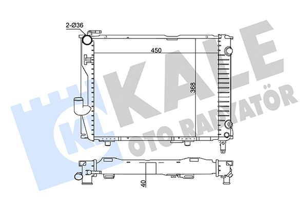 361900 KALE OTO RADYATÖR Радиатор, охлаждение двигателя