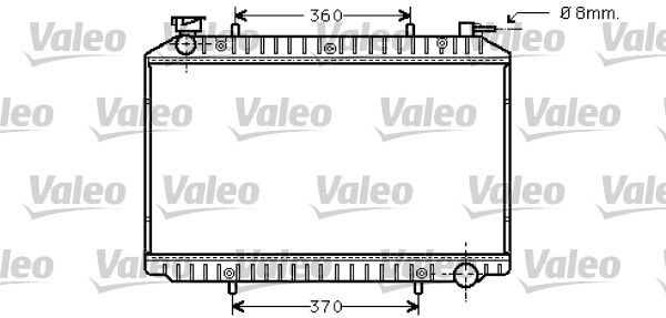 734446 VALEO Радиатор, охлаждение двигателя