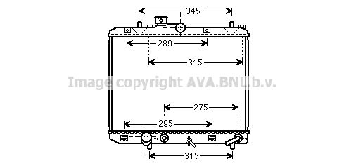 SZ2112 AVA QUALITY COOLING Радиатор, охлаждение двигателя