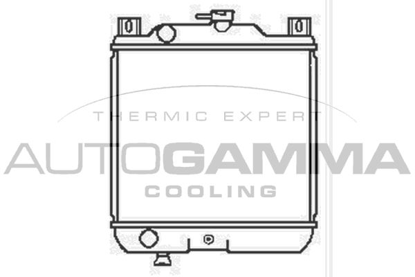 104188 AUTOGAMMA Радиатор, охлаждение двигателя