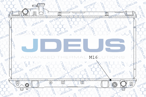 M0281130 JDEUS Радиатор, охлаждение двигателя