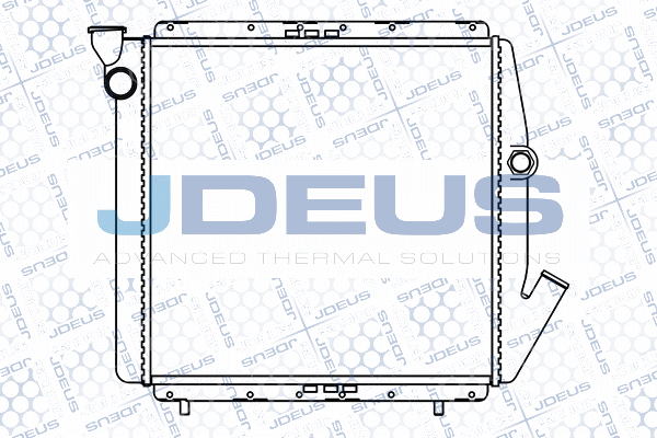 M023015A JDEUS Радиатор, охлаждение двигателя