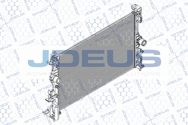 RA0201200 JDEUS Радиатор, охлаждение двигателя