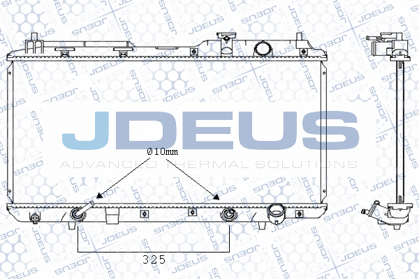 M0130540 JDEUS Радиатор, охлаждение двигателя