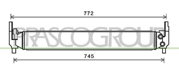 AD120R005 PRASCO Радиатор, охлаждение двигателя