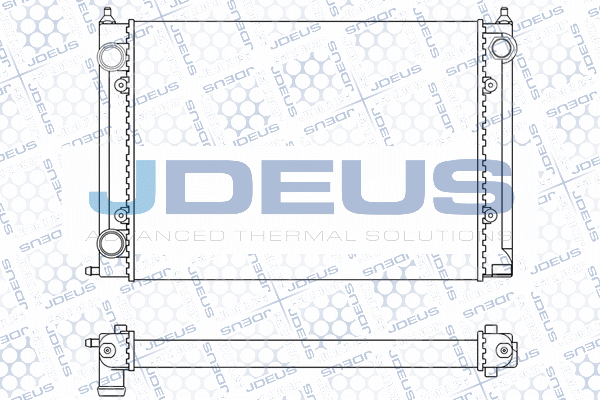 M0300340 JDEUS Радиатор, охлаждение двигателя