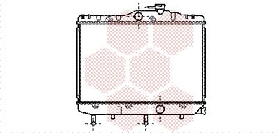 53002109 VAN WEZEL Радиатор, охлаждение двигателя
