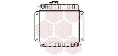 06002002 VAN WEZEL Радиатор, охлаждение двигателя
