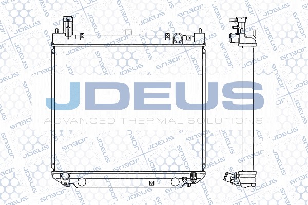 M0280330 JDEUS Радиатор, охлаждение двигателя