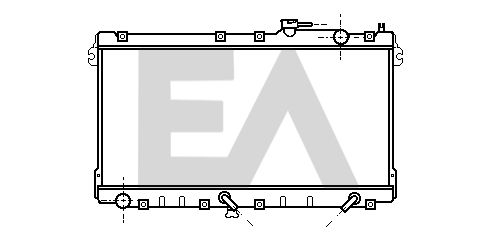 31R52041 EACLIMA Радиатор, охлаждение двигателя