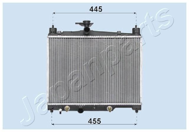 RDA153014 JAPANPARTS Радиатор, охлаждение двигателя